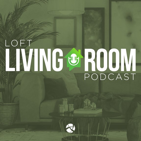 Loft Living Room Podcast